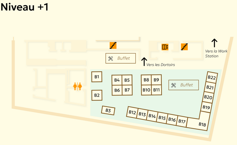 Plan exposition niveau +1